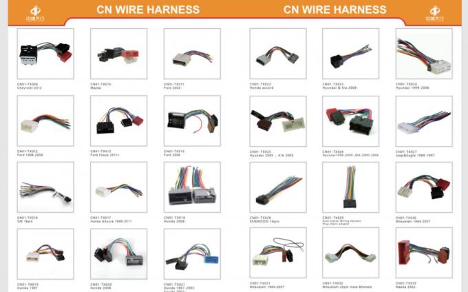 Automóvel 16 pin Stereo Harness Eletrônico Para Audi BMW Ford Vemo 1