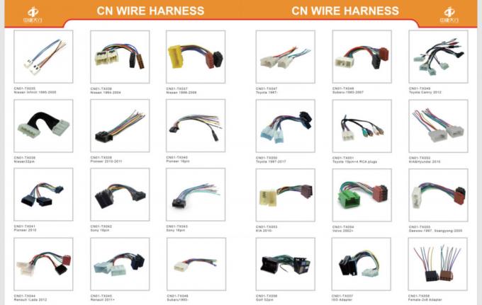 Automóvel 16 pin Stereo Harness Eletrônico Para Audi BMW Ford Vemo 2