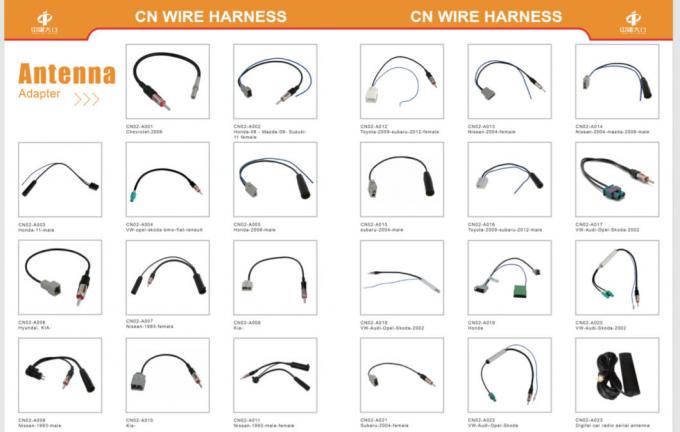 Automóvel 16 pin Stereo Harness Eletrônico Para Audi BMW Ford Vemo 4