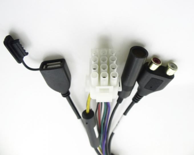 CE Cable Elétrico Assembléia Custom Marinha Grau Arnês de fio preto 1