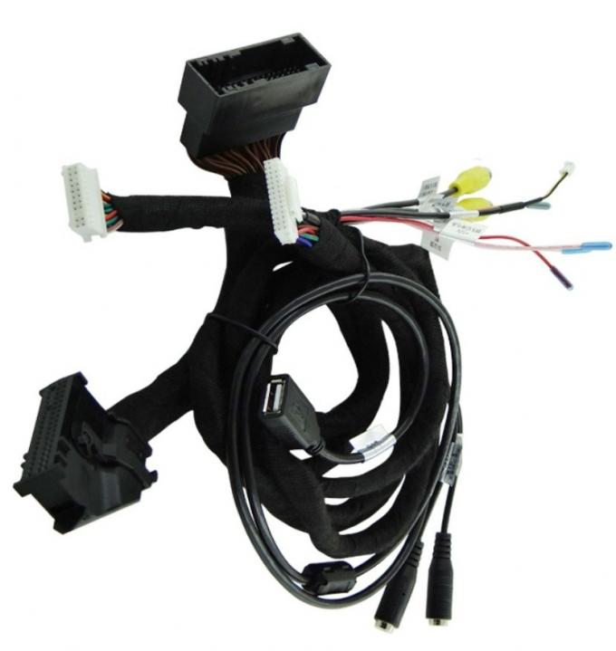 Customize Armadilha de fio Cable High End Power Harness Substituição câmera inversa Armadilha de fio Front View Conectar 0