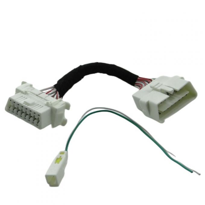 Adaptador de conector de carro para cabos de extensão OBD 1