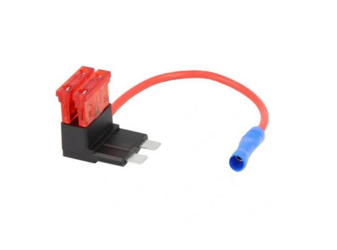 RoHS Cable de energia automotriz fio direto 300V com fusível caixa de fusível de cabo de energia personalizado 2