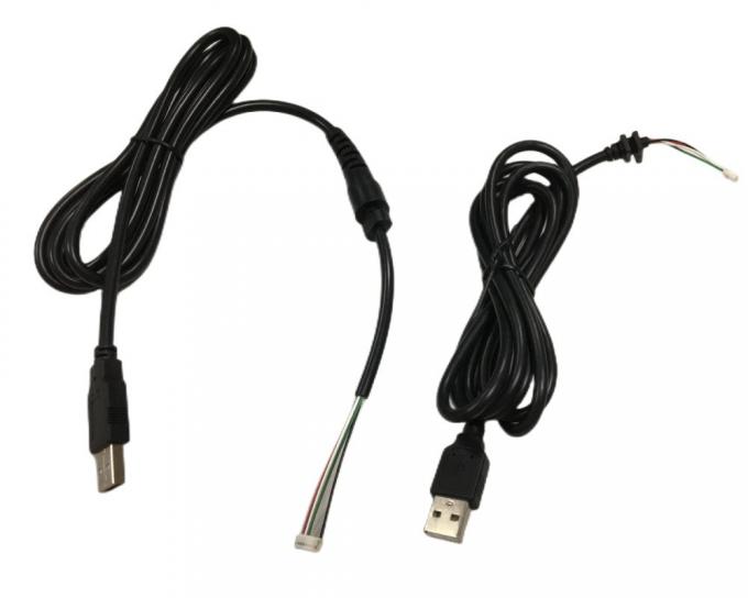 Armadilhas de fio de cabo redondo 2.54mm 4 pines para DB9 Fêmea RS232 para HMI 0