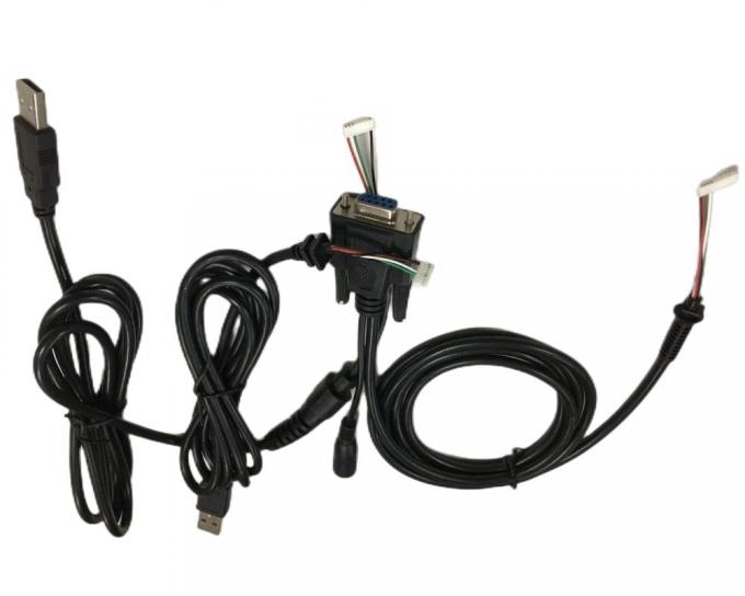 Armadilhas de fio de cabo redondo 2.54mm 4 pines para DB9 Fêmea RS232 para HMI 1