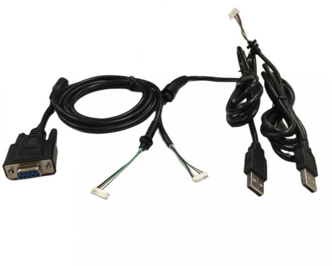 Armadilhas de fio de cabo redondo 2.54mm 4 pines para DB9 Fêmea RS232 para HMI 2