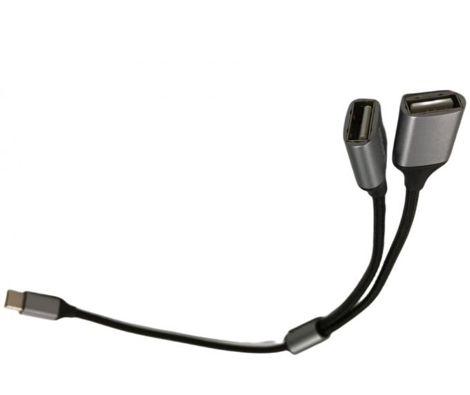 3m Cable Wire Harnesses Assembly 1 Tipo C para 2 USB 2 em 1 cabo USB 1