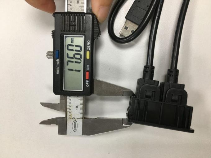 Carro USB Carregador Cable Arneses de fio personalizado para Mitsubishi Dash Mount 0