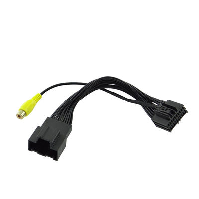 Car DVD Player Adaptador de arnês de fio Automotivo Com cabo RCA