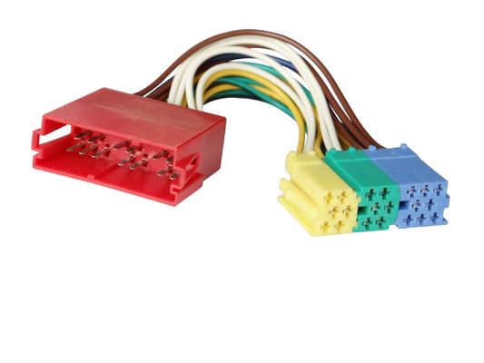Car DVD Player Adaptador de arnês de fio Automotivo Com cabo RCA