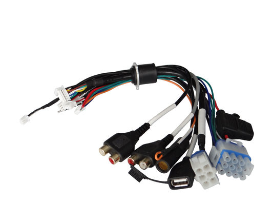 Conjunto de cabos de arnês automóvel impermeável marinho