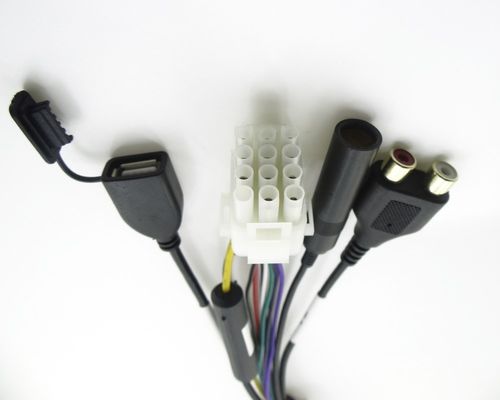 CE Cable Elétrico Assembléia Custom Marinha Grau Arnês de fio preto