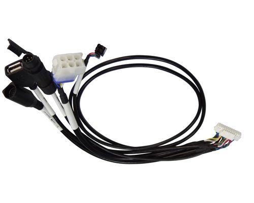 CE Cable Elétrico Assembléia Custom Marinha Grau Arnês de fio preto