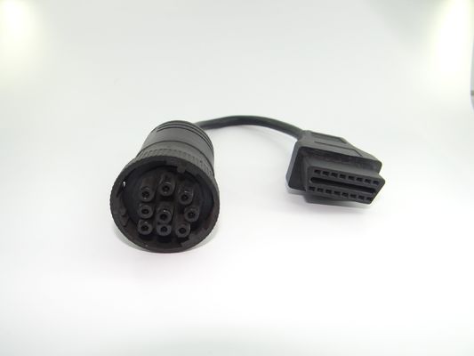 VDE 9 Pin Automotive Wire Harness Assembly OBD2 para veículos a diesel