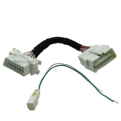 Adaptador de conector de carro para cabos de extensão OBD