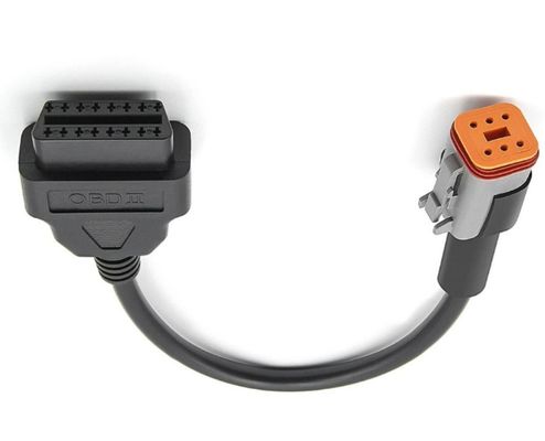 CE Tractor Wiring Harness 4 Pin Male OBD Wire Harness Ferramenta de diagnóstico de carro