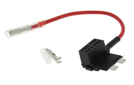RoHS Cable de energia automotriz fio direto 300V com fusível caixa de fusível de cabo de energia personalizado