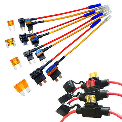 Kit de adaptador de fusível para micro automóveis 12V 15 AMP