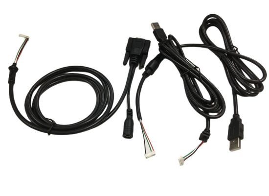 Armadilhas de fio de cabo redondo 2.54mm 4 pines para DB9 Fêmea RS232 para HMI