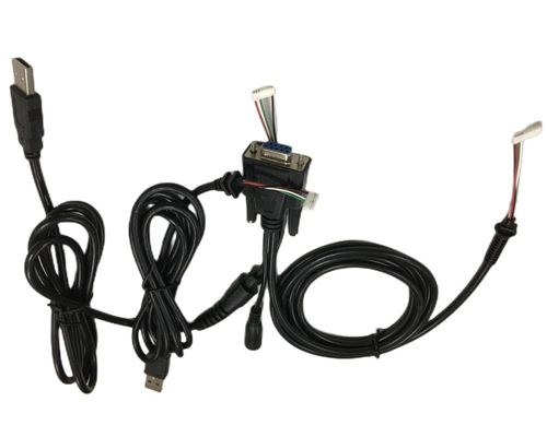 Armadilhas de fio de cabo redondo 2.54mm 4 pines para DB9 Fêmea RS232 para HMI