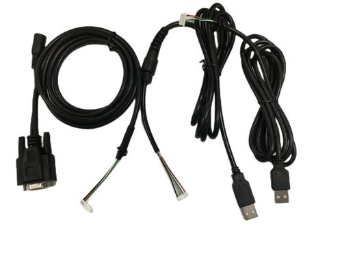 Armadilhas de fio de cabo redondo 2.54mm 4 pines para DB9 Fêmea RS232 para HMI