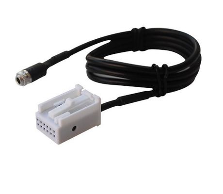 Y Splitter Cable Wire Harnesses Headset de cabo de áudio 3,5 mm 2 cabo de microfone masculino