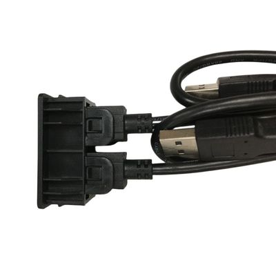 Carro USB Carregador Cable Arneses de fio personalizado para Mitsubishi Dash Mount