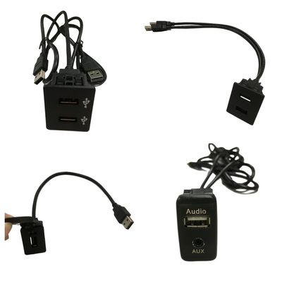 FCC Cabos elétricos Aux Car Dash Mount Cable Car USB