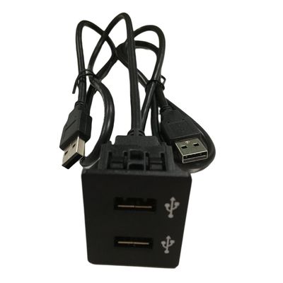 Car Dash Cable Wire Harnesses Single Dual Car Charger Socket USB