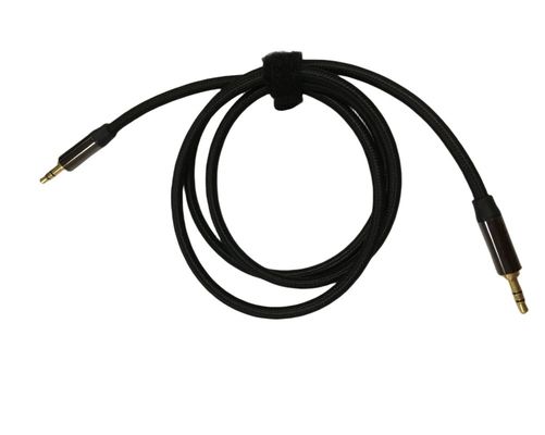 Arnês de fio personalizado pesado de macho para macho Aux 3,5 mm a 6,35 mm Jack cabo de áudio
