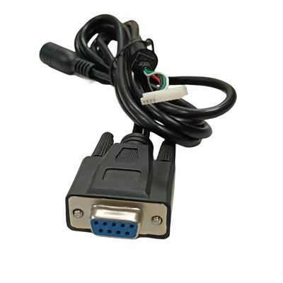 Arnês de fio Dub-9 personalizado com conector de impressora de 4 pinos e conector de alimentação AC