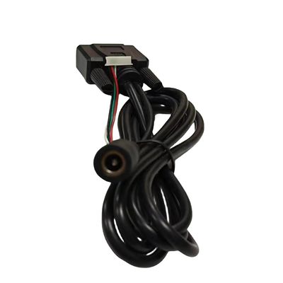 Arnês de fio Dub-9 personalizado com conector de impressora de 4 pinos e conector de alimentação AC