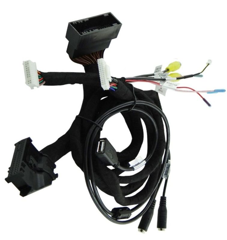 Customize Armadilha de fio Cable High End Power Harness Substituição câmera inversa Armadilha de fio Front View Conectar