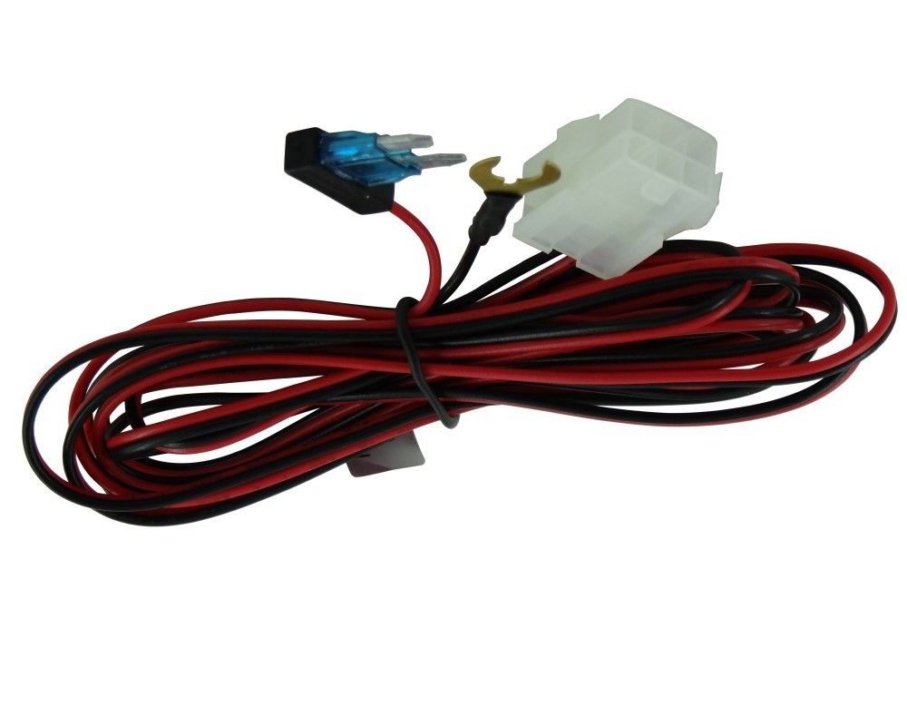 RoHS Cable de energia automotriz fio direto 300V com fusível caixa de fusível de cabo de energia personalizado