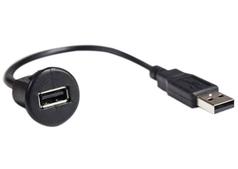 Voltagem 24V Adaptador USB Dash Mount para veículo, bicicleta, motocicleta