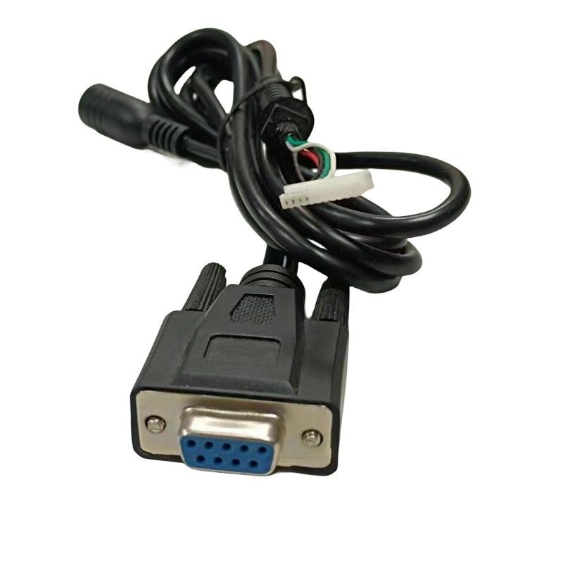 Arnês de fio Dub-9 personalizado com conector de impressora de 4 pinos e conector de alimentação AC
