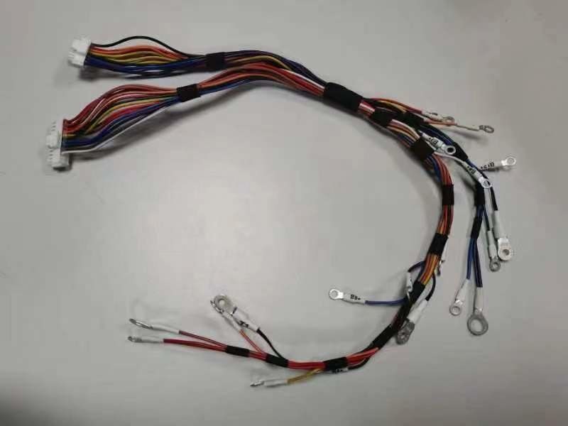 Arnês de fio personalizado certificado UL branco preto com faixa de temperatura 22AWG -20oC-85oC 300V